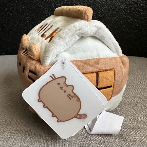 Pusheen Sips - Chocolate 🍫 Milk 🥛 Plush NWT 6” - Picture 3 of 5